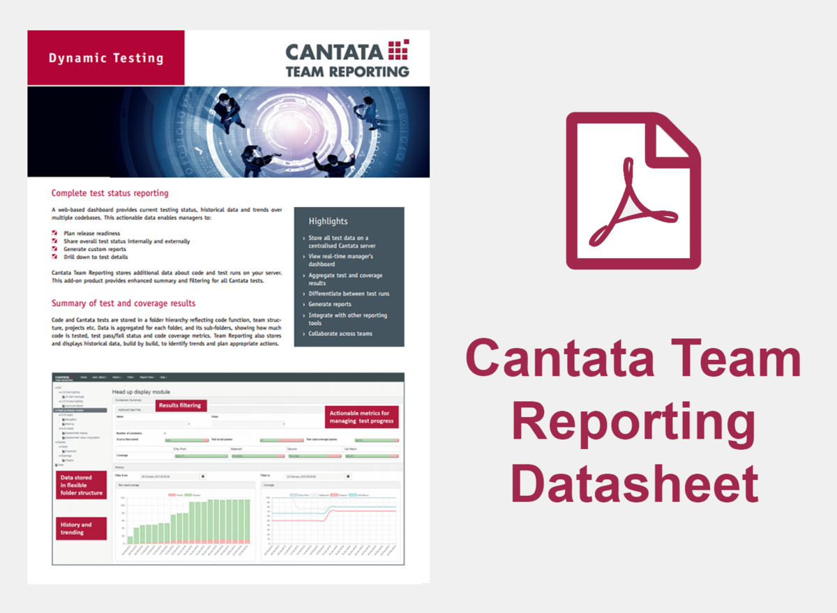 Cantata 团队报告数据表